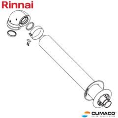 RINNAI - Alluminio - KIT COASSIALE 80/125 per 28 LT C.S.