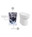 WATERSAN Compact - WC con Trituratore Incorporato   (WC/Lavabo)