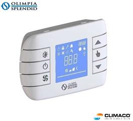 OLIMPIA - Comando a PARETE Orario LCD per FAN COIL