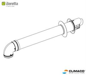 BERETTA RIELLO - KIT COASSIALE 60/100 Condensazione (MYNUTE E/X)