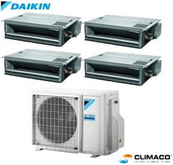 DAIKIN - Kit QUADRI CANALIZZATO 9000+9000+9000+9000 BTU (U.E.6,8 KW)