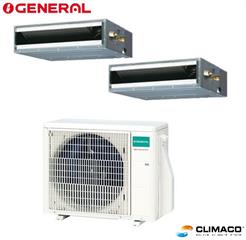 GENERAL - Kit DUAL CANALIZZATO KLLAP 9000+9000 BTU (5 KW)