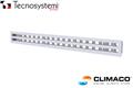 Diff. LINEARE PVC - 600 L. 2 Ferit. BIANCO C/Serr.S/Deflett.