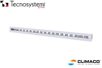 Diff. LINEARE PVC - 800 L. 1 Ferit. BIANCO C/Serr.S/Deflett.