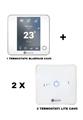 AIRZONE - BlueFace/Lite - Pack 3 Term.(1)Blueface+(2)Lite FILO BIANC