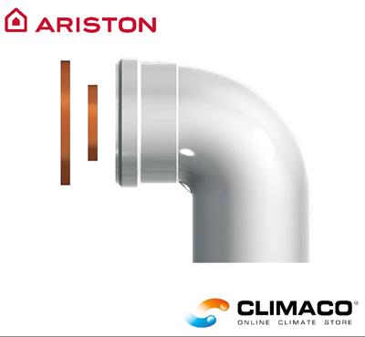 ARISTON - KIT Curva 60/100 MF 90° per SGA FF X