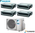 DAIKIN - Kit QUADRI CANALIZZATO 9000+9000+9000+9000 BTU (U.E.6,8 KW)