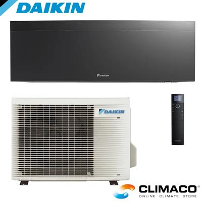 DAIKIN - Kit MONO PARETE EMURA NERO 7000 BTU - Wi-Fi INVERTER