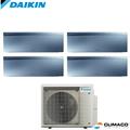 DAIKIN - Kit QUADRI PARETE EMURA Silver 7000+9000+9000+9000 BTU