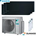 DAIKIN - Kit TRIAL PARETE STYLISH Tot Black 7000+9000+9000 BTU
