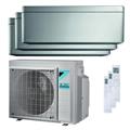 DAIKIN - Kit TRIAL PARETE STYLISH Silver 7000+7000+7000 BTU