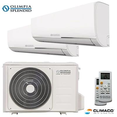OLIMPIA - Kit DUAL Parete NEXYA 9000+12000 BTU (U.E. 5,00Kw) Wi-Fi