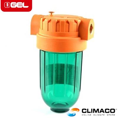 Filtro DEPURA 700 3/4 PP x Acqua PLASTICA C/Cartuccia 7 Nylon 90um