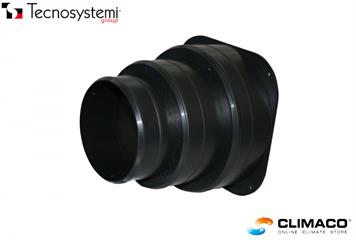 Canotto A1 in PP D.150/125/100 - Per innesto su PLENUM   Collare