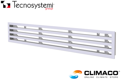 Diffusore LINEARE RIPRESAPVC - 1500 L. 4 Ferit. BIANCO