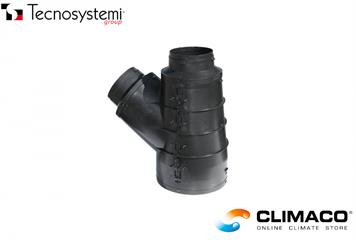 Derivazione TEE LATERALE Ridotto 200x150x150 Coibentato (PE H.D.)