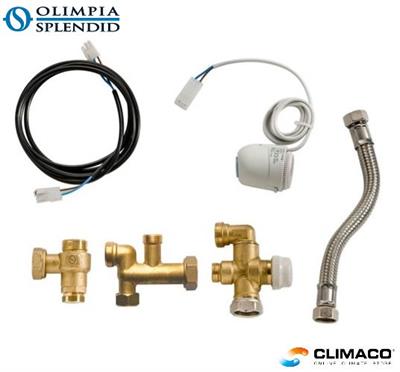 OLIMPIA - Kit VALVOLA 3 VieC/Attuatore per FANCOIL (Bi2 Air/Sma/Nak
