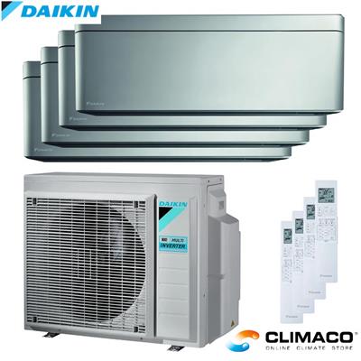 DAIKIN - Kit QUADRI PARETE STYLISH Silver 7000+7000+7000+9000 BTU