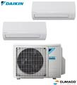 DAIKIN - R32 - Kit Dual 4kw SENSIRA 7000+7000 BTU Wi-Fi Inverter