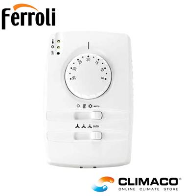 Acc. Fancoil - TERMOSTATO Evoluto a Parete  TERN-N (JOLLY TOP 3V)