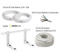 Kit INSTALLAZIONE MONO Clima 10 mt (Rame+StaffaClock+Guaina+Cavo)