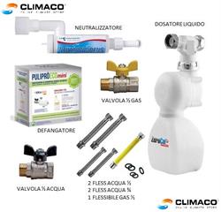 Kit MONTAGGIO Caldaia 24 KW COMPLETO Defang+Dosat+Fless+Neut+Valv