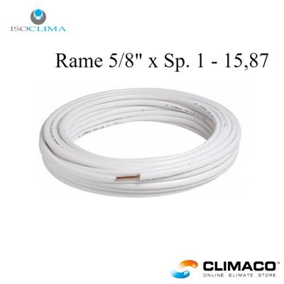 TUBO RAME CLIMA 5/8x 1Diam.15,87    EN12735 (rot.50 mt)