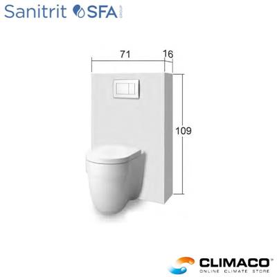 SANIDESIGN SLIM Bianco Lucido - SFA