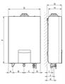 Scaldabagno GAS - TURBOMAG Low Nox 15 5/1-5 RT C.S. mtn 0010022444
