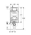 Geberit - COMBIFIX Italia SIGMA8    WC Sosp. 109cm    0083954