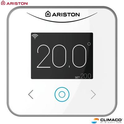 ARISTON - Termostato CUBE S NET    Wi-Fi (Bianco)