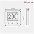 ARISTON - Termostato CUBE S NET    Wi-Fi (Bianco)