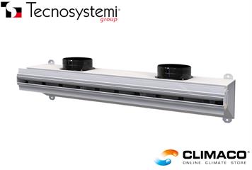 Diff. LINEARE Inc. WHITE PVC L.800 F.3cm C/Serr.e Defle + PLENUM
