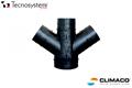 Derivazione TEE 3 Vie Ridotto 200x150x150 Coibentato (PP H.D.)