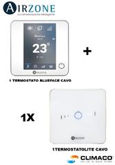 AIRZONE - BlueFace/Lite - Pack 2 Term.(1)Blueface+(1)Lite FILO BIANC