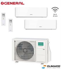 GENERAL - Kit DUAL PARETE KM 7000+7000 BTU (U.E. 4 KW) WI-FI