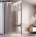 BOX DOCCIA Angolo - 70x90 cm CROMO Trasparente