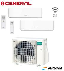 GENERAL - Kit DUAL PARETE KM 9000+9000 BTU (U.E. 5 KW) WI-FI