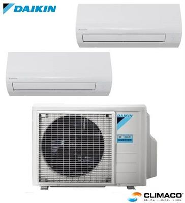 DAIKIN - R32 - Kit Dual 4 kw SENSIRA 7000+7000 BTU Wi-Fi Inverter