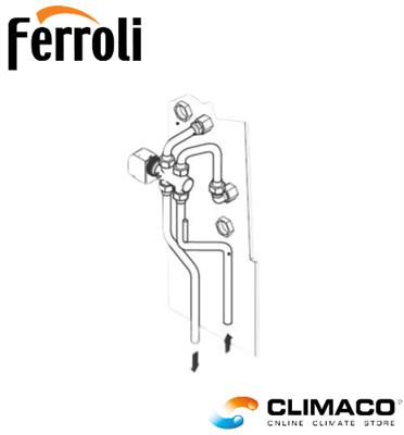 Acc. Fancoil - Kit VALVOLA 3 Vie Motor.1RANGHI(Jolly TOP)Batt.Princ.