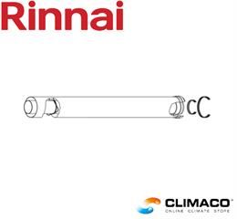 RINNAI - Condensazione - PROLUNGA FUMI 80/125 L.1000mm