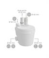 WATERSAN - Trituratore LAVELLO CUCINA Small   H.6mt ORIZZ.80mt