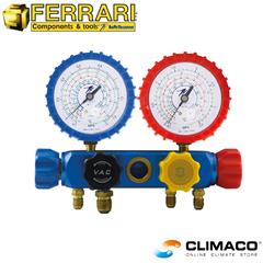 Gruppo MANOMETRI R410 / R32 x 4 Vie       0002189  Climatizzazione