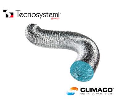 Flessibile Non Rivestito - D.152 ALLUMINIO (10mt) Tratt.ANTIBATTERIC