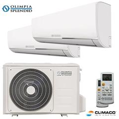 OLIMPIA - Kit DUAL Parete NEXYA 12000+12000 BTU (U.E. 5,00Kw)Wi-Fi