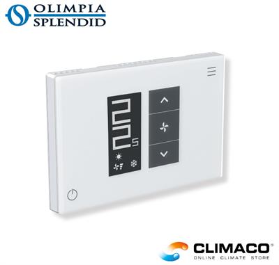 OLIMPIA - Kit TERMOSTATO a PARETE__Touch Wi-Fi [Bi2 Ducted]