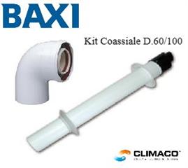 BAXI - Kit COASSIALE 60/100 Condensazione (Curva+Tubo)